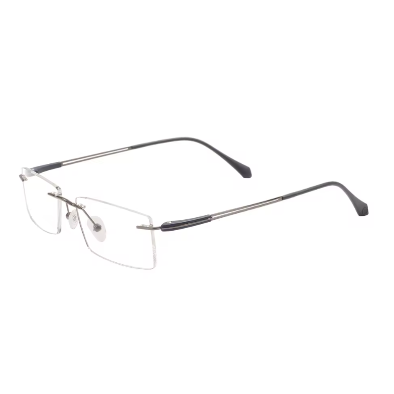 Ultralight Rimless Custom Prescription Eyeglasses