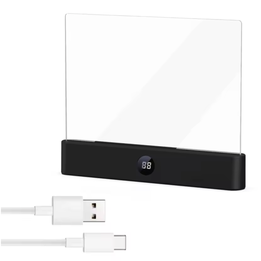 Smart Night Vision LED Flat Panel Reading Light | Eye Protection Book Lamp