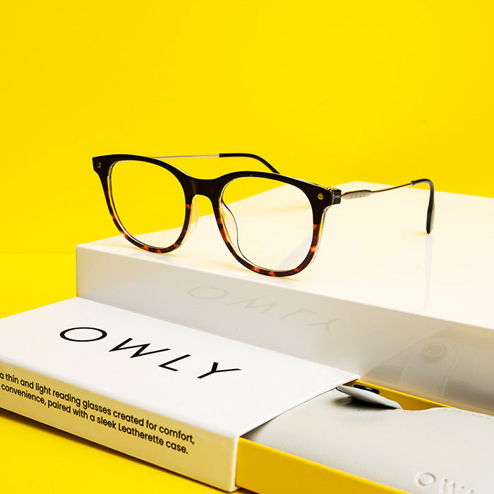 Owly Thin & Light Blue Blocking Reading Glasses