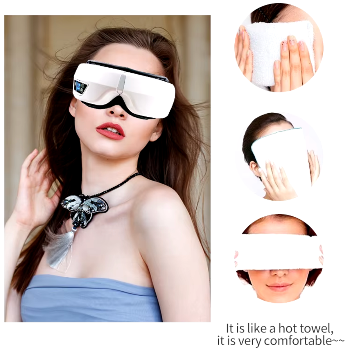 eye massage goggles Eye Massage Instrument Vibration Airbag Pressure Hot Compress Eye Mass