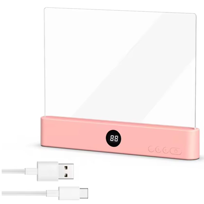 Smart Night Vision LED Flat Panel Reading Light | Eye Protection Book Lamp